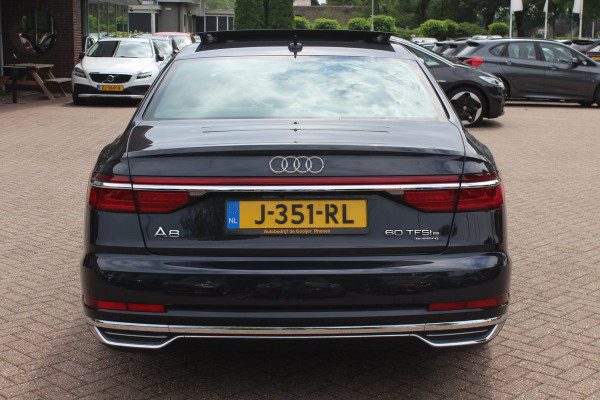 Audi A8 60 TFSI e quattro Pro Line Plus 476pk NL Auto! / Panoramadak / 360Camera / Head-up / B&O / Luxe Leder / Softclose / Keyless / Luchtvering / Stoelmassage / Stoelventilatie