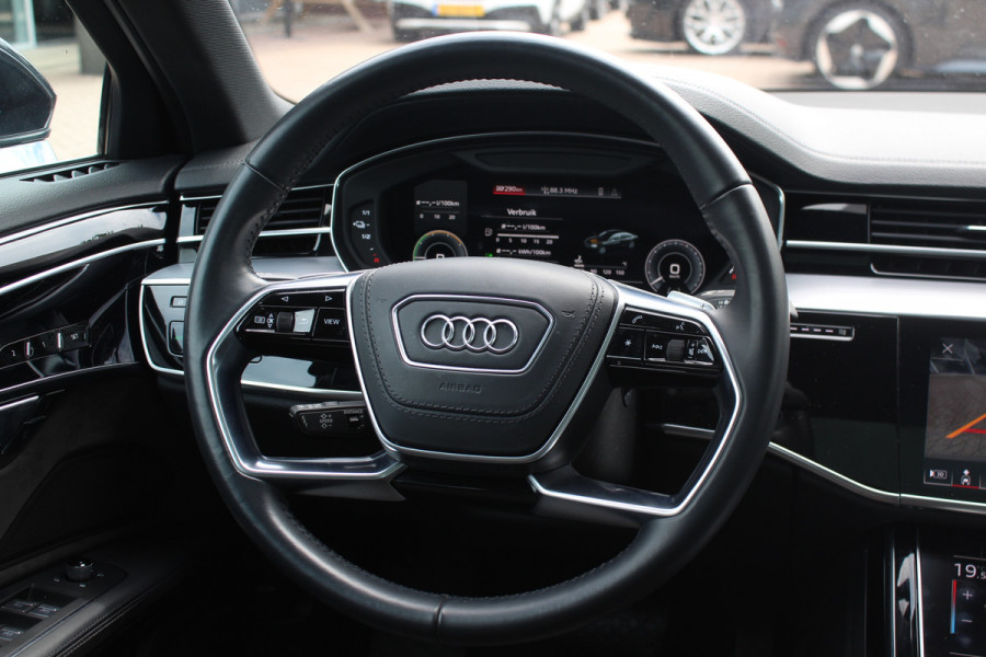 Audi A8 60 TFSI e quattro Pro Line Plus 476pk NL Auto! / Panoramadak / 360Camera / Head-up / B&O / Luxe Leder / Softclose / Keyless / Luchtvering / Stoelmassage / Stoelventilatie