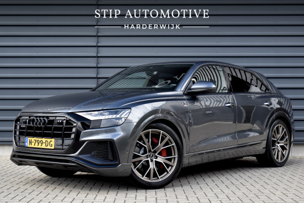 Audi Q8 55 TFSI e Quattro Pro Line S | ACC | RS-Seats | Head-Up | B&O | Softclose | 22'' Wielen | Stuurverwarming | Matrix | Nachtzicht |