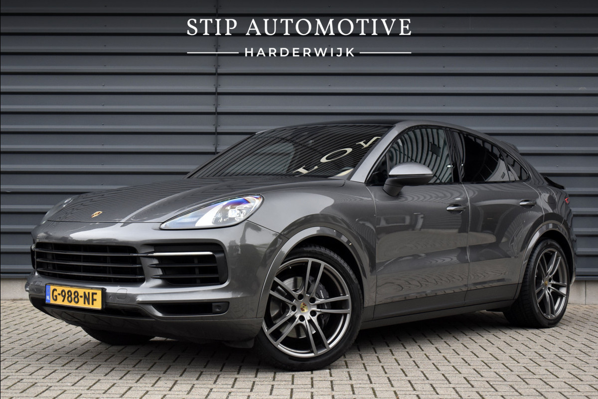 Porsche Cayenne Coupé 3.0 E-Hybrid 462pk | Pano | Sport Chrono | Achterasbesturing | 21'' Wielen | Leder Dashbord | Orig. NL | Porsche Cayenne Coupé 3.0 E-Hybrid 462pk | Pano | Sport Chrono | Achterasbesturing | 21'' Wielen | Leder Dashbord | Orig. NL |