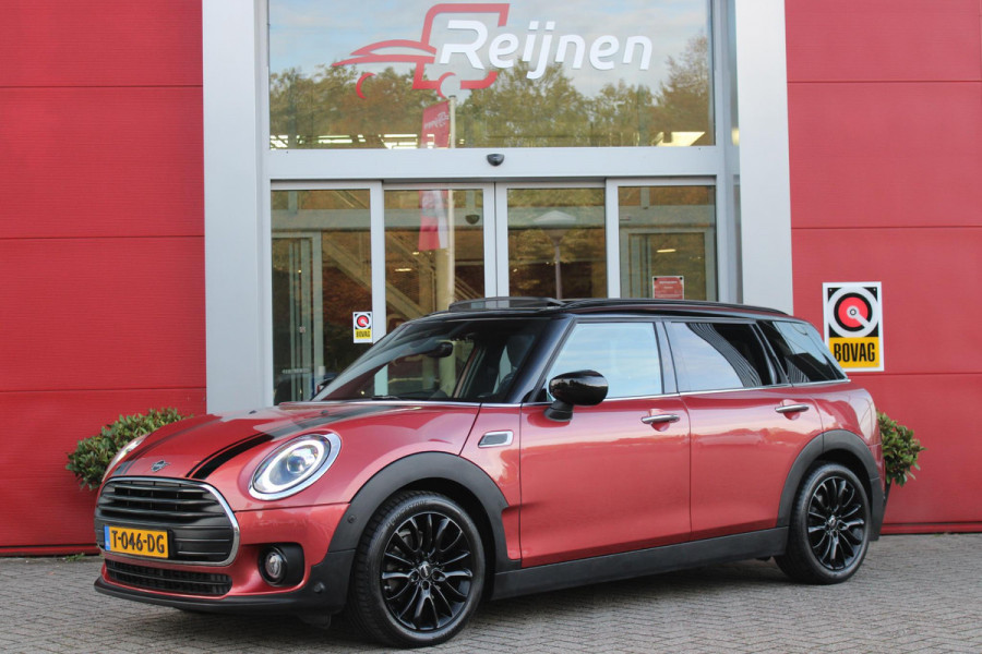 MINI Clubman 1.5 136PK COOPER CHILI AUTOMAAT | PANORAMISCH SCHUIF/KANTELDAK | NAVIGATIE | LEDEREN BEKLEDING | STOELVERWARMING | 17" LICHTMETALEN VELGEN | FULL LED KOPLAMPEN | UNION JACK ACHTER LICHTEN | KEYLESS ENTRY / START |