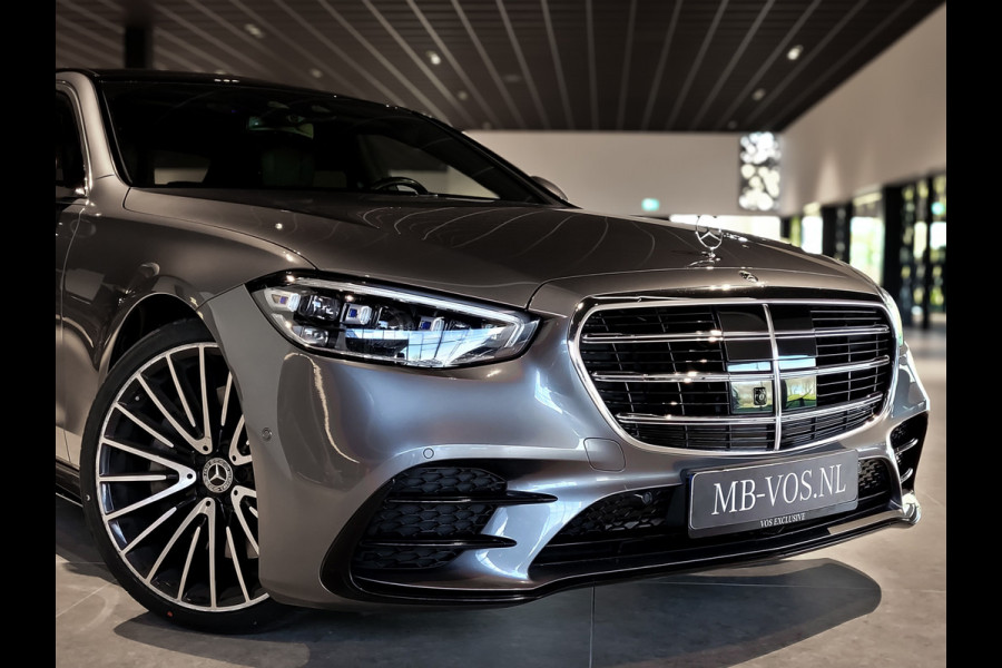 Mercedes-Benz S-Klasse 400d 4-M AMG Achterassturing|Ruitleder|Burmester|Rij-assistentie|Keyless|Night|21" Aut9 Mercedes-Benz S-Klasse 400d 4-M AMG Achterassturing|Ruitleder|Burmester|Rij-assistentie|Keyless|Night|21" Aut9
