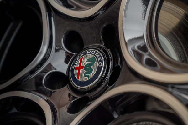 Alfa Romeo Stelvio 2.0 T AWD Q4 200 PK Aut. 1e Eig Xenon Leder Black Optic Stoelverwarming Camera 20''