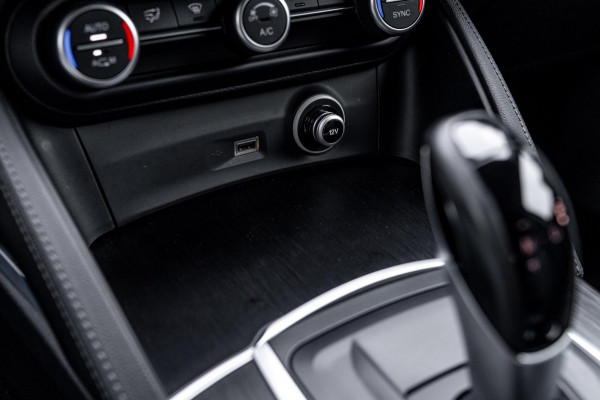 Alfa Romeo Stelvio 2.0 T AWD Q4 200 PK Aut. 1e Eig Xenon Leder Black Optic Stoelverwarming Camera 20''