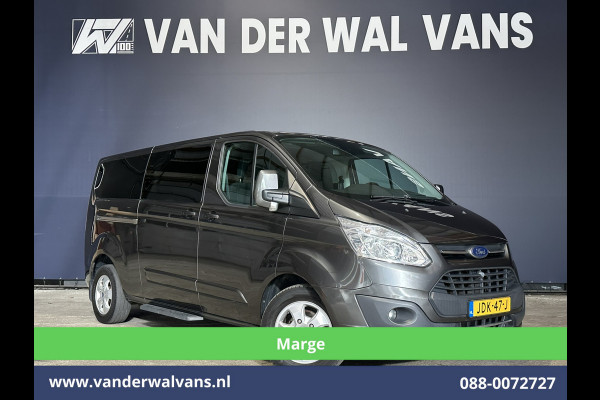 Ford Tourneo Custom 2.0 TDCI **MARGE, Geen btw, Geen bpm** 131pk Automaat L2H1 Personenbus Euro6 Airco | 2x zijdeur | 8-Zits | Navigatie Cruisecontrol, Trekhaak, Parkeersensoren, LM velgen, Verwarmde voorruit, Achterklep Ford Tourneo Custom 2.0 TDCI **MARGE, Geen btw, Geen bpm** 131pk Automaat L2H1 Personenbus Euro6 Airco | 2x zijdeur | 8-Zits | Navigatie Cruisecontrol, Trekhaak, Parkeersensoren, LM velgen, Verwarmde voorruit, Achterklep