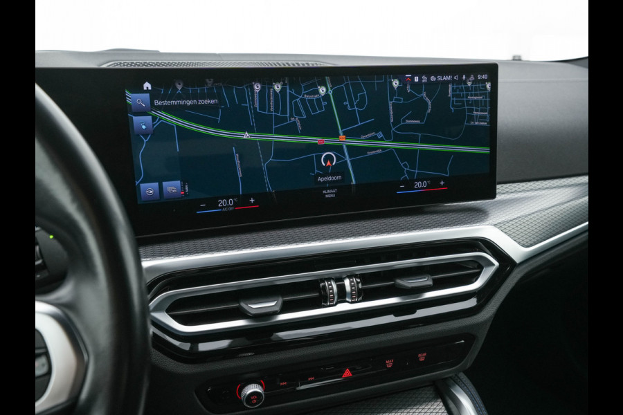 BMW i4 eDrive40 84 kWh M-Sportpack [ 3-Fase ] { SOH-95%} (INCL-BTW) *LEATHER-ALCANTARA | FULL-LED | ADAPTIVE-CRUISE | WIDE-SCREEN-DIGI-COCKPIT | DAB+ | CAMERA | AMBIENT-LIGHT | CARPLAY | SPORT-SEATS | PRIVACY-GLASS | TOWBAR | 18''ALU*