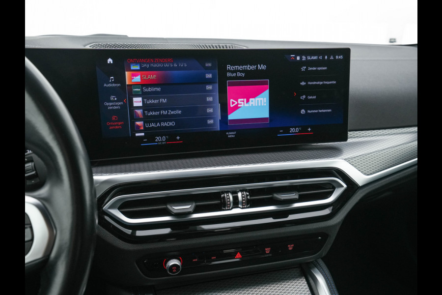 BMW i4 eDrive40 84 kWh M-Sportpack [ 3-Fase ] { SOH-95%} (INCL-BTW) *LEATHER-ALCANTARA | FULL-LED | ADAPTIVE-CRUISE | WIDE-SCREEN-DIGI-COCKPIT | DAB+ | CAMERA | AMBIENT-LIGHT | CARPLAY | SPORT-SEATS | PRIVACY-GLASS | TOWBAR | 18''ALU*