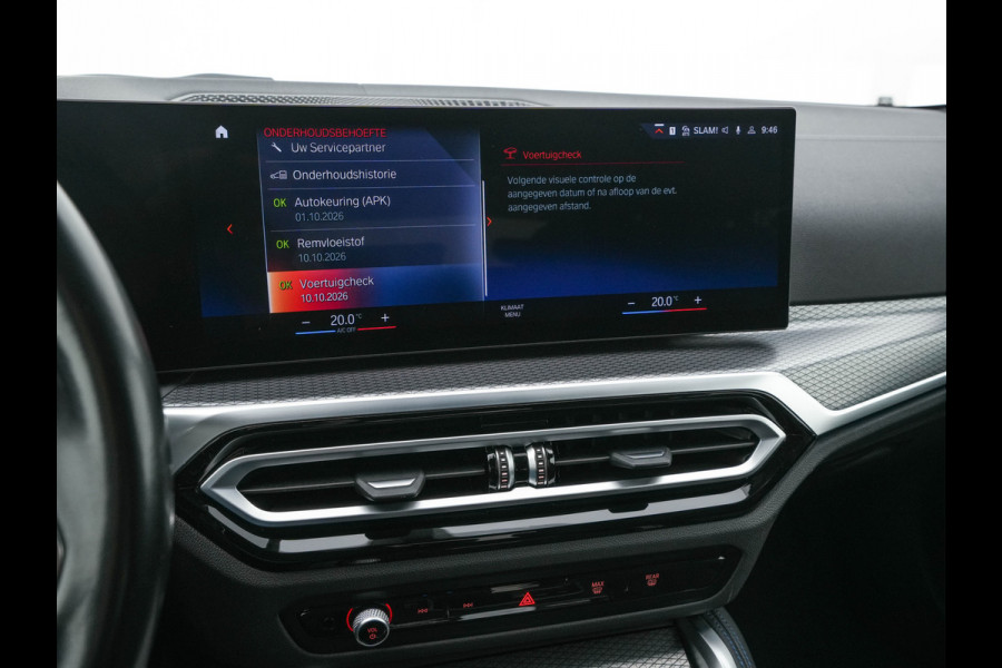 BMW i4 eDrive40 84 kWh M-Sportpack [ 3-Fase ] { SOH-95%} (INCL-BTW) *LEATHER-ALCANTARA | FULL-LED | ADAPTIVE-CRUISE | WIDE-SCREEN-DIGI-COCKPIT | DAB+ | CAMERA | AMBIENT-LIGHT | CARPLAY | SPORT-SEATS | PRIVACY-GLASS | TOWBAR | 18''ALU*