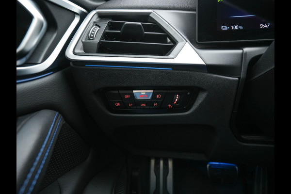 BMW i4 eDrive40 84 kWh M-Sportpack [ 3-Fase ] { SOH-95%} (INCL-BTW) *LEATHER-ALCANTARA | FULL-LED | ADAPTIVE-CRUISE | WIDE-SCREEN-DIGI-COCKPIT | DAB+ | CAMERA | AMBIENT-LIGHT | CARPLAY | SPORT-SEATS | PRIVACY-GLASS | TOWBAR | 18''ALU*
