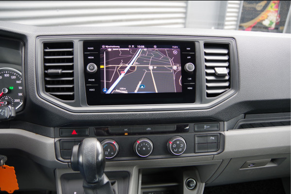 Volkswagen Crafter 35 2.0 TDI L3H2 DC 6P, 140PK AUT. LEDER, TREKHAAK, CAMERA, NAVI, AIRCO, APPLE CARPLAY/ANDROID AUTO, DUBBELE CABINE, DUBBEL CABIN