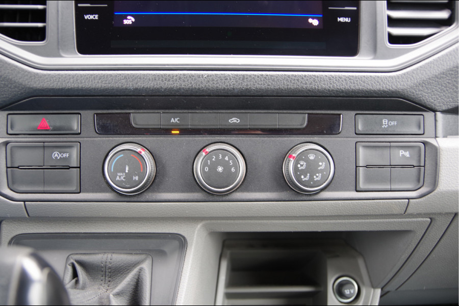 Volkswagen Crafter 35 2.0 TDI L3H2 DC 6P, 140PK AUT. LEDER, TREKHAAK, CAMERA, NAVI, AIRCO, APPLE CARPLAY/ANDROID AUTO, DUBBELE CABINE, DUBBEL CABIN