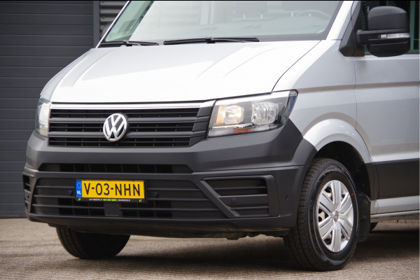 Volkswagen Crafter 35 2.0 TDI L3H2 DC 6P, 140PK AUT. LEDER, TREKHAAK, CAMERA, NAVI, AIRCO, APPLE CARPLAY/ANDROID AUTO, DUBBELE CABINE, DUBBEL CABIN