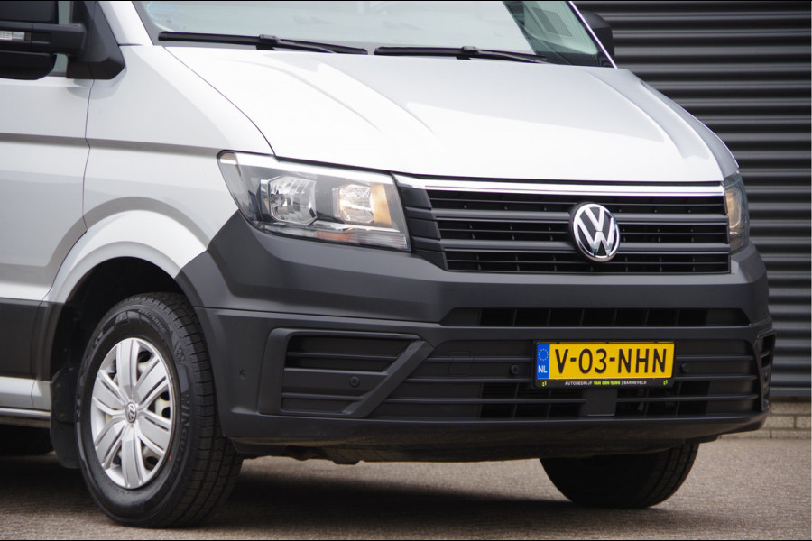 Volkswagen Crafter 35 2.0 TDI L3H2 DC 6P, 140PK AUT. LEDER, TREKHAAK, CAMERA, NAVI, AIRCO, APPLE CARPLAY/ANDROID AUTO, DUBBELE CABINE, DUBBEL CABIN
