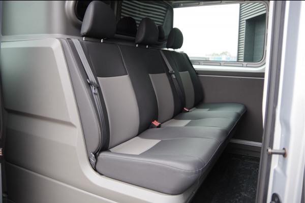 Volkswagen Crafter 35 2.0 TDI L3H2 DC 6P, 140PK AUT. LEDER, TREKHAAK, CAMERA, NAVI, AIRCO, APPLE CARPLAY/ANDROID AUTO, DUBBELE CABINE, DUBBEL CABIN