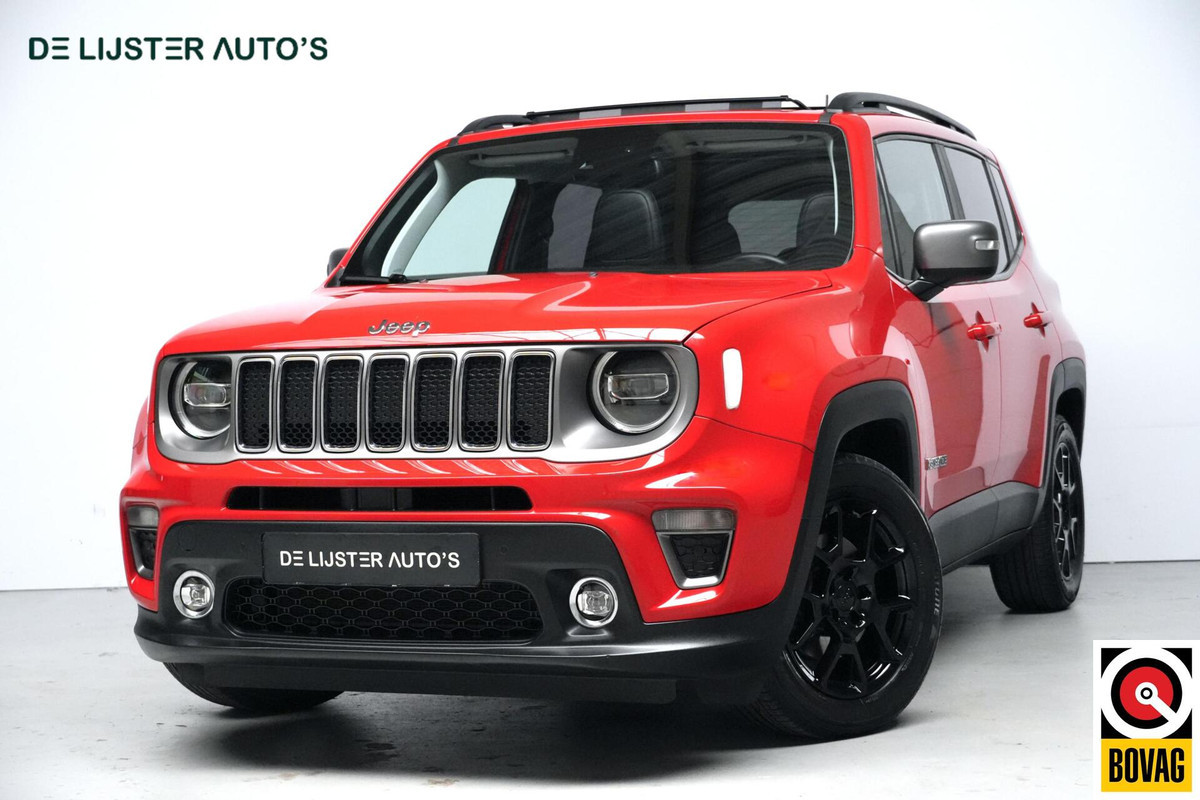 Jeep Renegade 1.3T Limited Sport Automaat 150 PK | Pano-dak | CarPlay | Acc | Leder | Stoel + Stuurverwarming | Beats Audio | Camera | Led | P