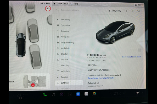 Tesla Model 3 Long Range AWD 75 kWh 88% SOH Trekhaak (fiets) Rijklaarprijs!