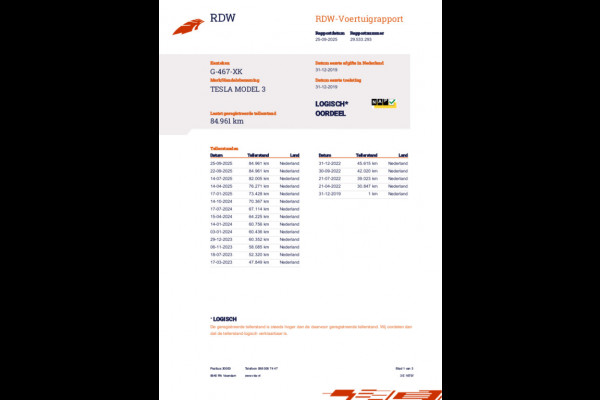 Tesla Model 3 Long Range AWD 75 kWh 88% SOH Trekhaak (fiets) Rijklaarprijs!