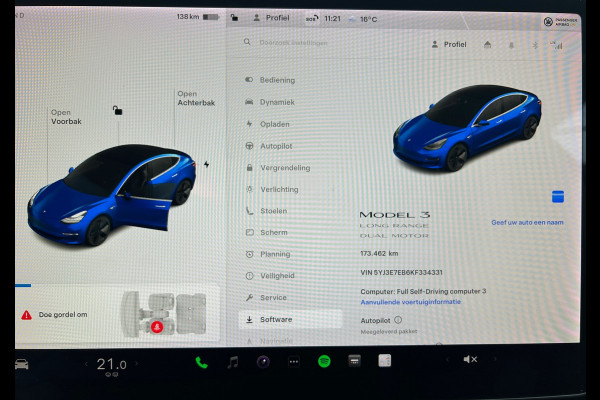 Tesla Model 3 Long Range AWD 75 kWh 80% SOH Rijklaarprijs!