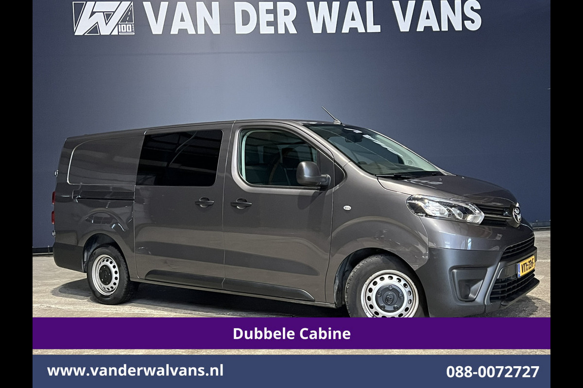 Toyota ProAce Worker 2.0 D-4D 145pk L3H1 Dubbele Cabine Euro6 Airco | 6-Zits | Navigatie | Apple Carplay Cruisecontrol, Parkeersensoren, Android auto, 2500kg trekvermogen Toyota ProAce Worker 2.0 D-4D 145pk L3H1 Dubbele Cabine Euro6 Airco | 6-Zits | Navigatie | Apple Carplay Cruisecontrol, Parkeersensoren, Android auto, 2500kg trekvermogen