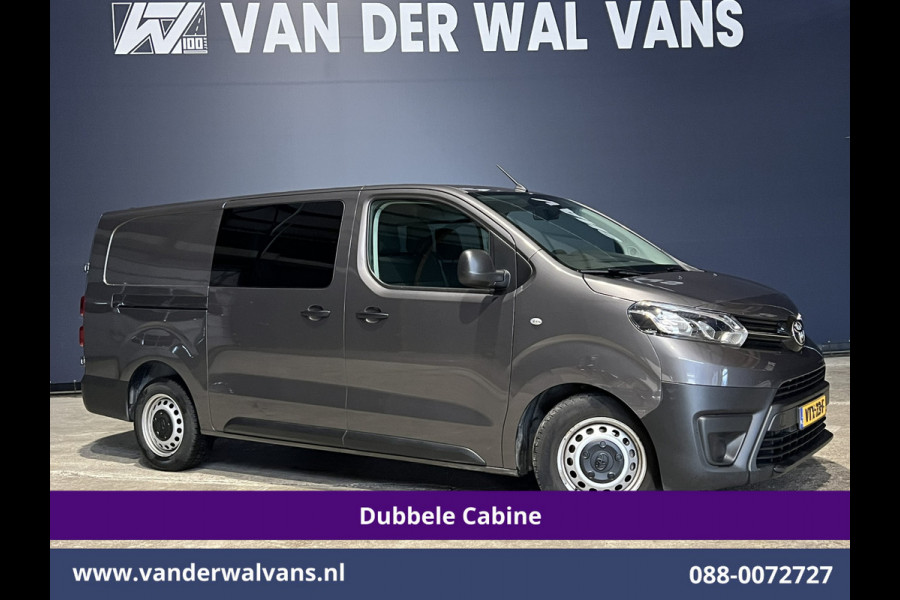 Toyota ProAce Worker 2.0 D-4D 145pk L3H1 Dubbele Cabine Euro6 Airco | 6-Zits | Navigatie | Apple Carplay Cruisecontrol, Parkeersensoren, Android auto, 2500kg trekvermogen