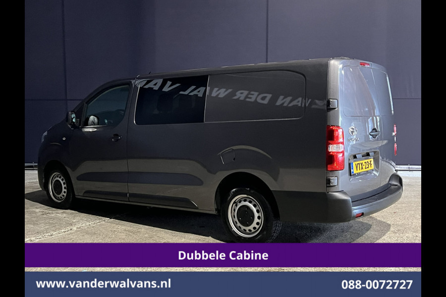 Toyota ProAce Worker 2.0 D-4D 145pk L3H1 Dubbele Cabine Euro6 Airco | 6-Zits | Navigatie | Apple Carplay Cruisecontrol, Parkeersensoren, Android auto, 2500kg trekvermogen