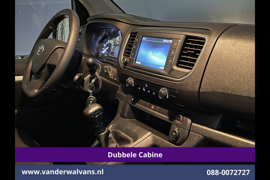 Toyota ProAce Worker 2.0 D-4D 145pk L3H1 Dubbele Cabine Euro6 Airco | 6-Zits | Navigatie | Apple Carplay Cruisecontrol, Parkeersensoren, Android auto, 2500kg trekvermogen