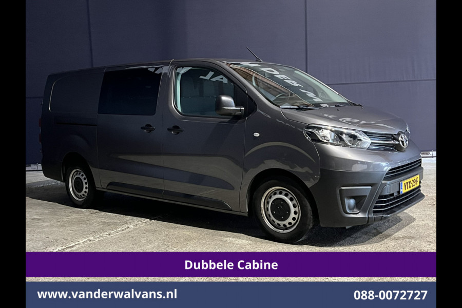 Toyota ProAce Worker 2.0 D-4D 145pk L3H1 Dubbele Cabine Euro6 Airco | 6-Zits | Navigatie | Apple Carplay Cruisecontrol, Parkeersensoren, Android auto, 2500kg trekvermogen