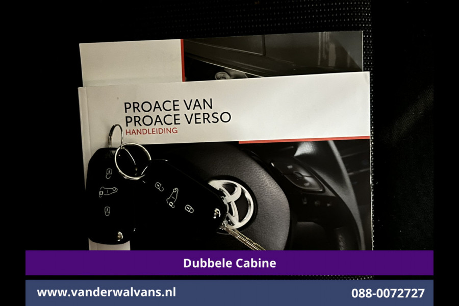 Toyota ProAce Worker 2.0 D-4D 145pk L3H1 Dubbele Cabine Euro6 Airco | 6-Zits | Navigatie | Apple Carplay Cruisecontrol, Parkeersensoren, Android auto, 2500kg trekvermogen