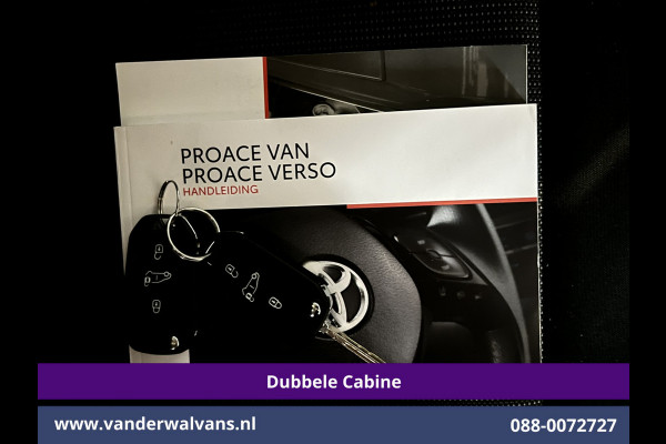 Toyota ProAce Worker 2.0 D-4D 145pk L3H1 Dubbele Cabine Euro6 Airco | 6-Zits | Navigatie | Apple Carplay Cruisecontrol, Parkeersensoren, Android auto, 2500kg trekvermogen
