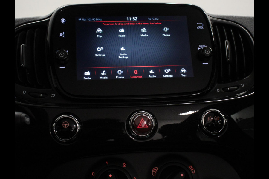 Fiat 500C 1.0 Cabrio Bella Vita Airco Cruise control Parkeersensor achter Radio