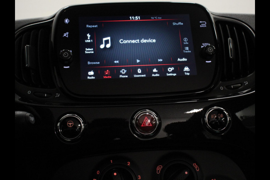 Fiat 500C 1.0 Cabrio Bella Vita Airco Cruise control Parkeersensor achter Radio