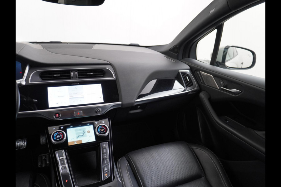 Jaguar I-PACE EV320 HSE 90 kWh VAN: €32.900,- VOOR: €28.877,- UW EINDEJAARSVOORDEEL: €4.023 | SOH 100% 3 FASE LADEN! | 360 CAMERA | ELEK. STOEL | STOEL/ STUUR VERWARMING | RIJKLAARPRIJS incl. 12 mnd BOVAG