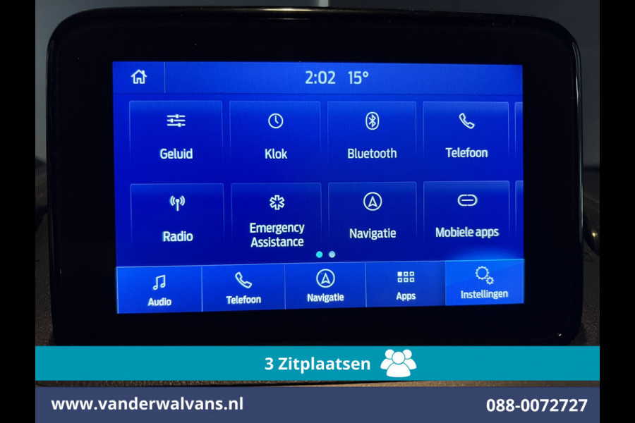 Ford Transit Connect 1.5 EcoBlue 100pk L1H1 Euro6 Airco | 3-Zits | Camera | Navigatie | Cruisecontrol Parkeersensoren, verwarmde voorruit Ford Transit Connect 1.5 EcoBlue 100pk L1H1 Euro6 Airco | 3-Zits | Camera | Navigatie | Cruisecontrol Parkeersensoren, verwarmde voorruit