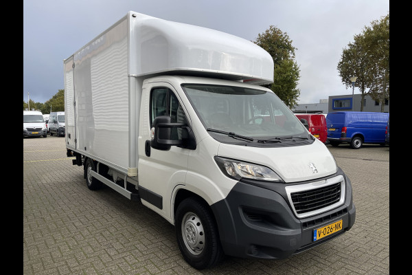 Peugeot Boxer 435 2.0 BlueHDI 164pk Pro bakwagen met Dhollandia laadklep / 440 cm lang / doorladen tot 550 cm mogelijk boven de cabine / euro 6 / airco