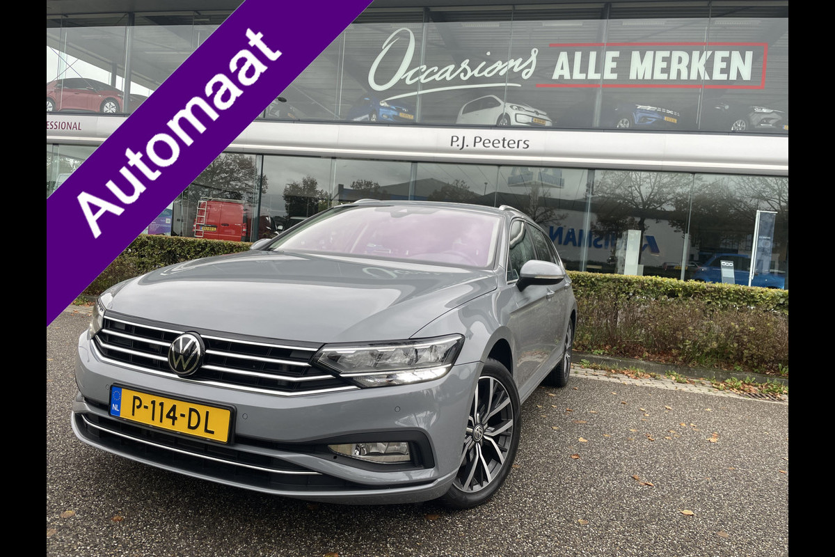 Volkswagen Passat Variant 1.5 TSI Business Climate control - Cruise control - A-uitrijcamera - Bluetooth - Keyless entry - Mistlampen - Licht metalen velgen - Navigatie/Multimedia Volkswagen Passat Variant 1.5 TSI Business Climate control - Cruise control - A-uitrijcamera - Bluetooth - Keyless entry - Mistlampen - Licht metalen velgen - Navigatie/Multimedia