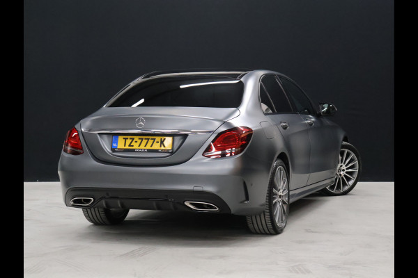 Mercedes-Benz C-Klasse 180 AMG Sport NW MODEL [SCHUIFKANTELDAK, SFEERVERLICHTING, APPLE CARPLAY, ANDROID, CAMERA, STOELVERWARMING, VOL LEDER, CRUISE, CLIMATE, NIEUWSTAAT]