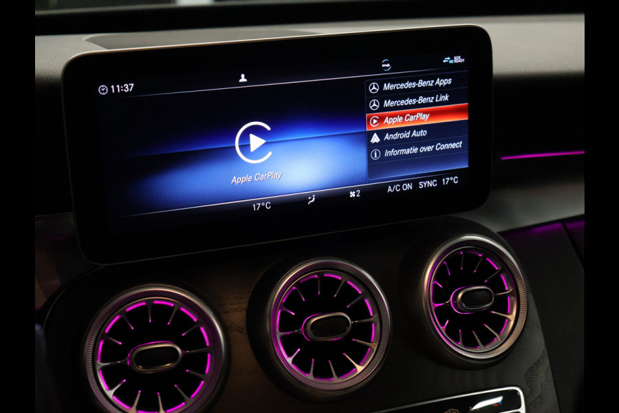 Mercedes-Benz C-Klasse 180 AMG Sport NW MODEL [SCHUIFKANTELDAK, SFEERVERLICHTING, APPLE CARPLAY, ANDROID, CAMERA, STOELVERWARMING, VOL LEDER, CRUISE, CLIMATE, NIEUWSTAAT]