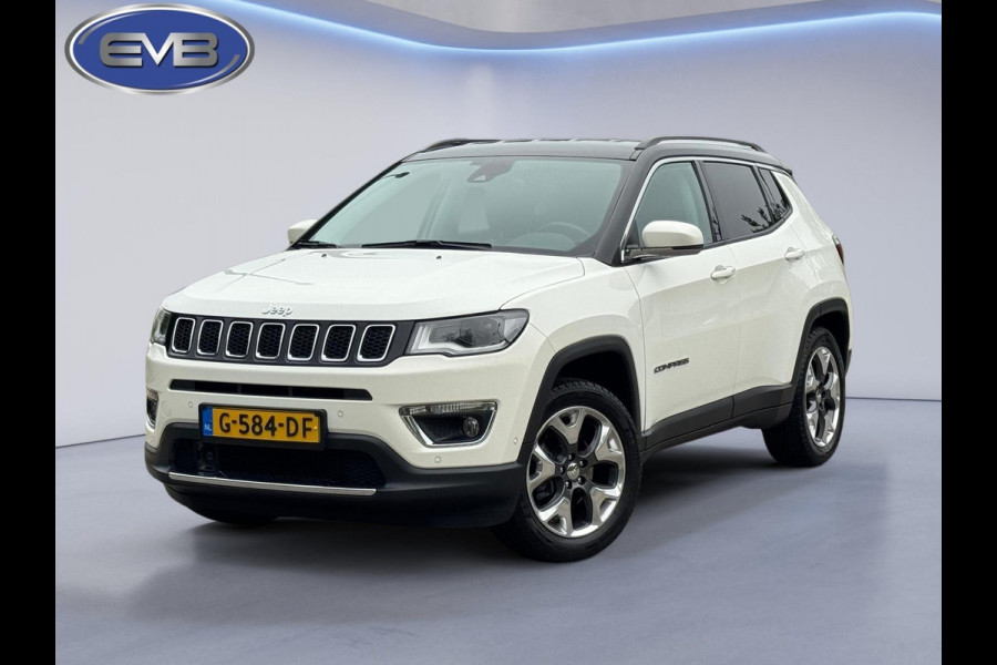 Jeep Compass 1.4 MultiAir Limited, parelmoer wit, achteruitrijcamera, trekhaak, leder, vele opties,NL auto met nap Jeep Compass 1.4 MultiAir Limited, parelmoer wit, achteruitrijcamera, trekhaak, leder, vele opties,NL auto met nap