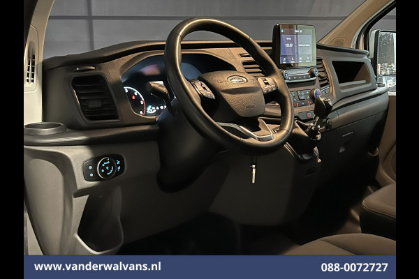 Ford Transit Custom 2.0 TDCI 131pk L2H1 Euro6 Airco | Apple Carplay | Android Auto | LED | Cruisecontrol Verwarmde voorruit, Stoelverwarming, Parkeersensoren Bijrijdersbank, 2800kg trekvermogen