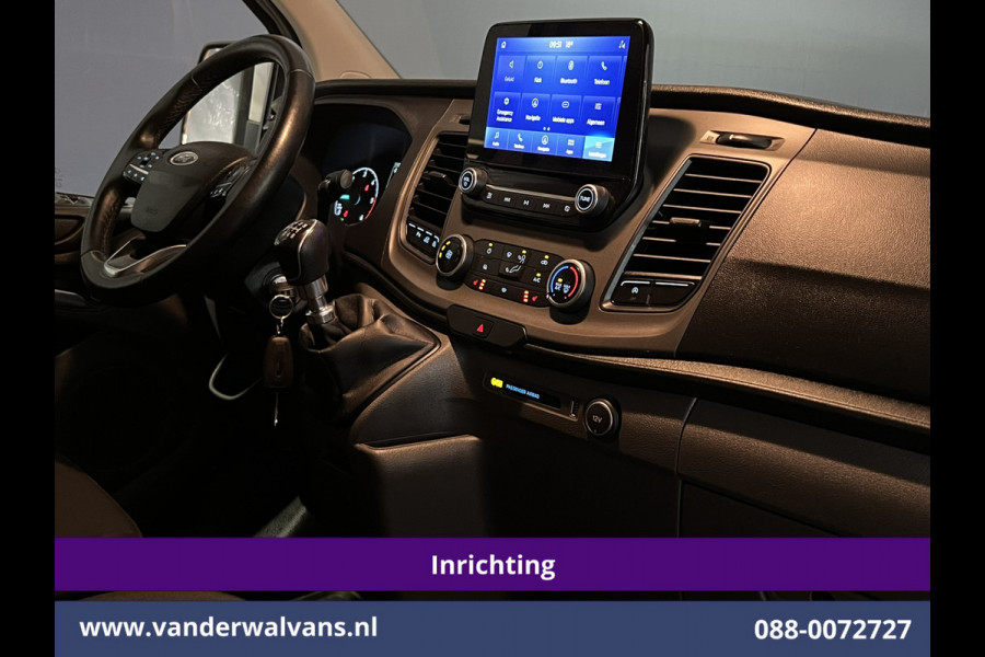 Ford Transit Custom 2.0 TDCI L2H1 Euro6 Airco | Navigatie | Camera | LED | Cruisecontrol Parkeersensoren, Verwarmde voorruit, Stoelverwarming, Bijrijdersbank, 2800kg trekvermogen