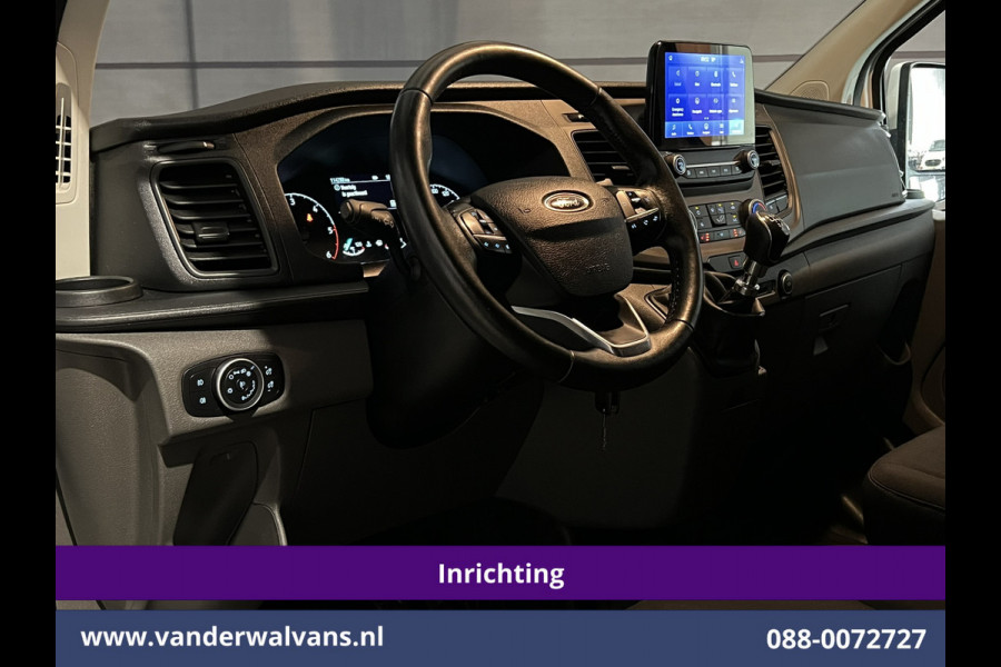 Ford Transit Custom 2.0 TDCI L2H1 Euro6 Airco | Navigatie | Camera | LED | Cruisecontrol Parkeersensoren, Verwarmde voorruit, Stoelverwarming, Bijrijdersbank, 2800kg trekvermogen