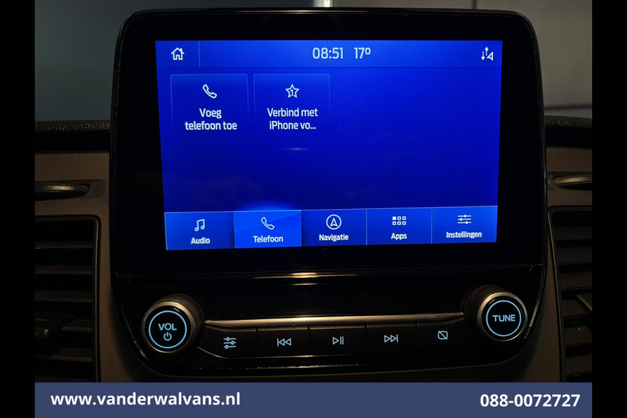 Ford Transit Custom 2.0 TDCI L2H1 Euro6 Airco | Navigatie | Camera | LED | Cruisecontrol | Apple Carplay Parkeersensoren, Verwarmde voorruit, Stoelverwarming, Bijrijdersbank, 2800kg trekvermogen