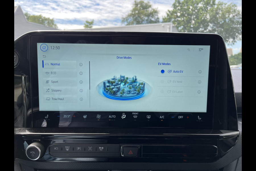 Ford Transit Custom 320 2.5 PHEV L2H1 Black Platinum DC ZUID | Ford Voorraad  | Prijs is excl. BTW incl. BPM  | incl. €4.422,- korting! | Dubbele cabine Snoeks leder | Full led | Dubbele zij-schuifdeur | Direct uit voorraad leverbaar! | Full options