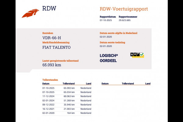 Fiat Talento 2.0 MultiJet 146pk Euro 6 - DC 5 Pers. - L2 Lang - 1ste Eigenaar - Trekhaak - Navi