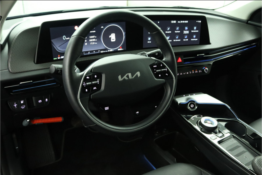 Kia Ev6 Edition Advanced 77.4 kWh Automaat - Matrix LED Koplampen - Kunst Lederen Bekleding - Adaptief Cruise Control - Climate Control - Fabrieksgarantie Tot 2031