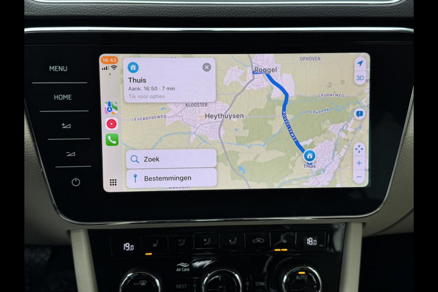 Škoda Superb Combi 1.8 TSI Style Business Automaat Adaptive cruise Climate control Leer/Alcantara Stoelverwarming Apple / Android Škoda Superb Combi 1.8 TSI Style Business Automaat Adaptive cruise Climate control Leer/Alcantara Stoelverwarming Apple / Android