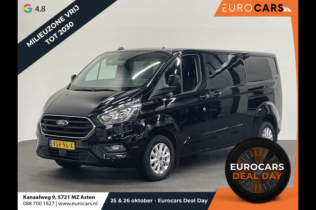 Ford Transit Custom 130pk L2H1 Limited Dubbele cabine Automaat Navi Airco 2 Schuifdeuren Trekhaak PDC Carplay DAB Ford Transit Custom 130pk L2H1 Limited Dubbele cabine Automaat Navi Airco 2 Schuifdeuren Trekhaak PDC Carplay DAB