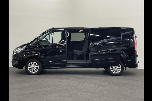 Ford Transit Custom 130pk L2H1 Limited Dubbele cabine Automaat Navi Airco 2 Schuifdeuren Trekhaak PDC Carplay DAB