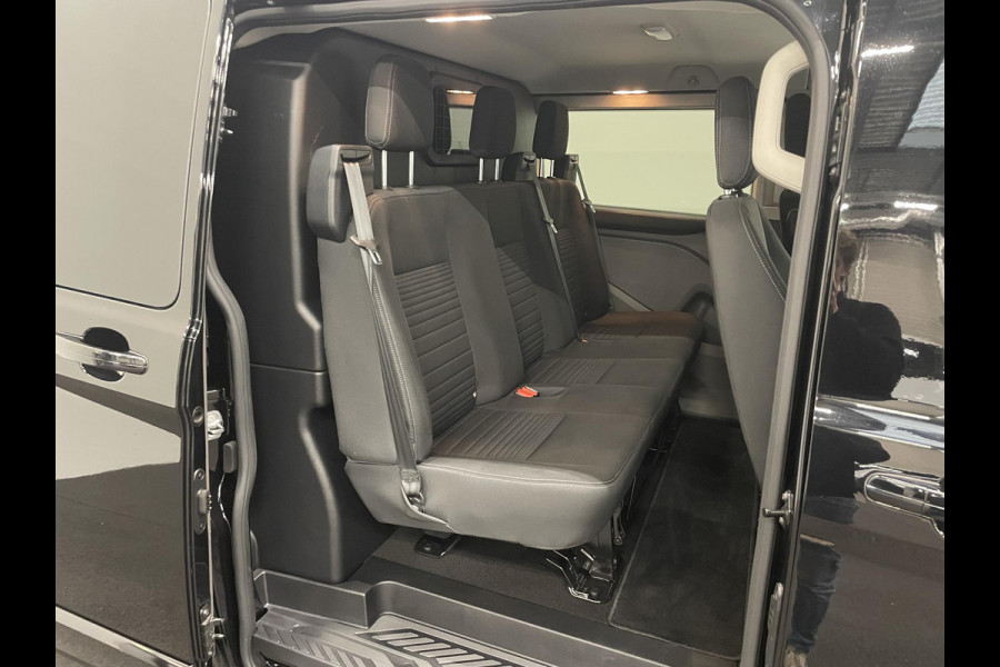 Ford Transit Custom 130pk L2H1 Limited Dubbele cabine Automaat Navi Airco 2 Schuifdeuren Trekhaak PDC Carplay DAB