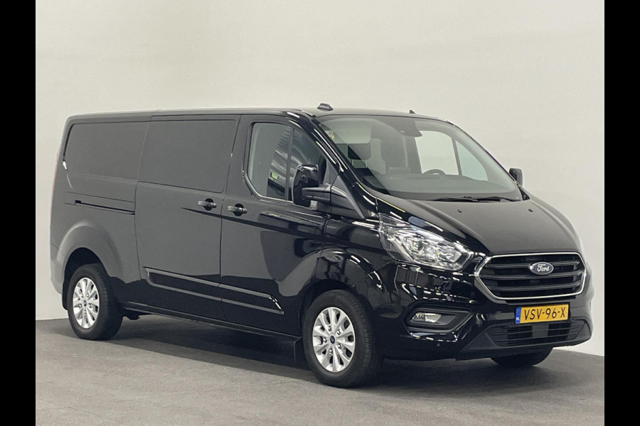 Ford Transit Custom 130pk L2H1 Limited Dubbele cabine Automaat Navi Airco 2 Schuifdeuren Trekhaak PDC Carplay DAB